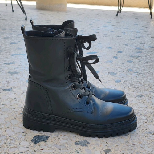 Gabor boots like new, leather, size 41, black