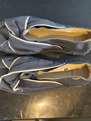 Havaianas flat shoes like new, size 39, blue