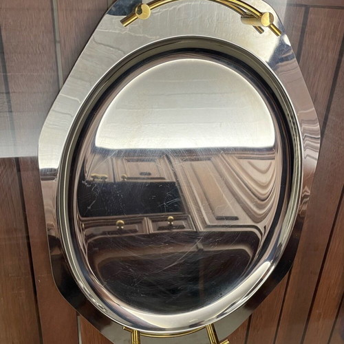 Serving tray stainless steel Vianox stainless steel 18-10