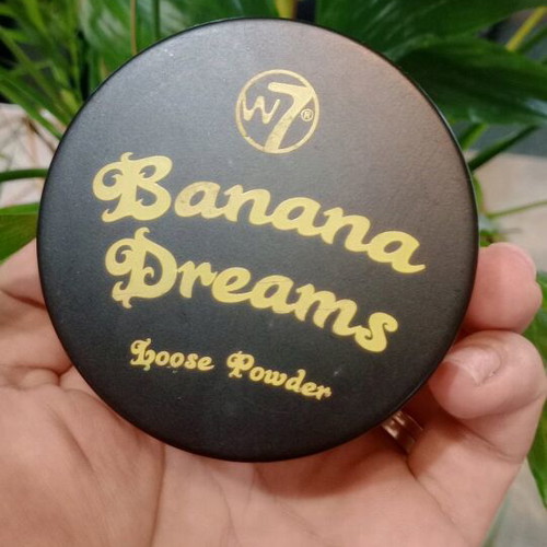 Banana Dreams loose powder W7 used, slightly missing
