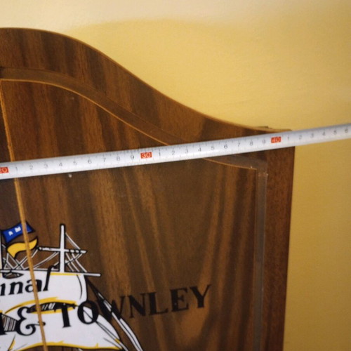Smyth and Townley dartboard in wooden case new with six darts