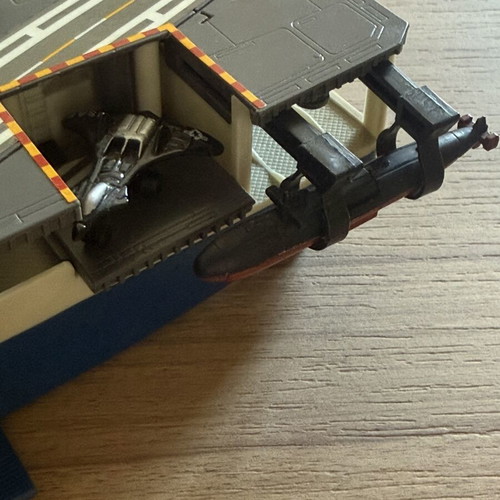 Vintage Micro Machines Aircraft Carrier like new, 27 cm