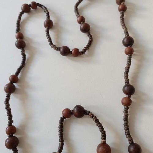Boho Style Necklaces like new, acorn and wooden beads
