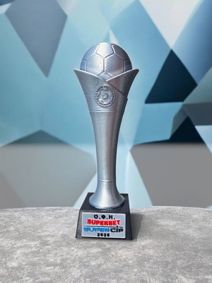 Superbet Super Cup OFI 2026 trophy 3D printed, 20cm