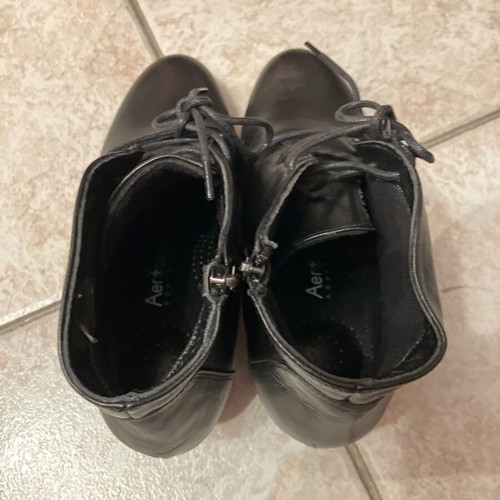 Aero Anatomics leather lace-up anatomical shoes size 38, like new, black