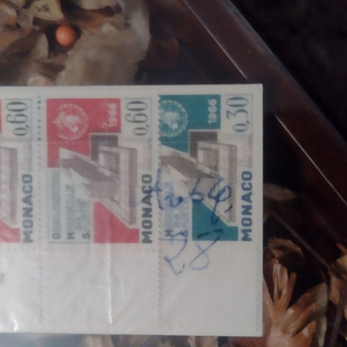 Monaco stamps 1966 new, set of 3 pieces