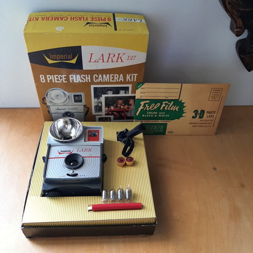 Imperial Lark 127 Vintage Camera Kit New
