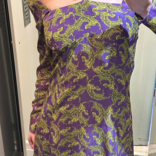 Love+Alicia dress new with tags, size S, purple and yellow