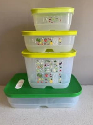 Tupperware smart cooling set 6 pieces, 6 liters