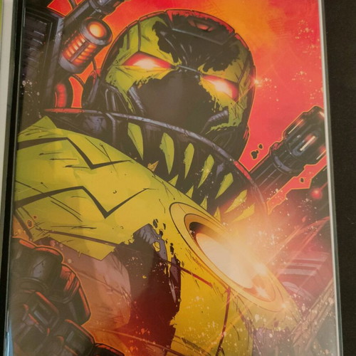 Venom #28 Jonboy Meyers Trade and Virgin Variant Set mint condition