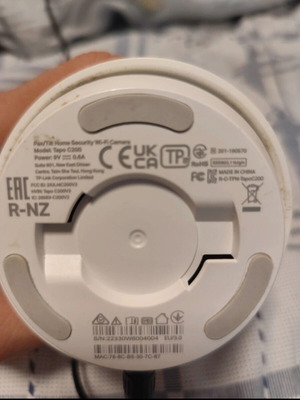 Tapo smart camera C200 with power plug