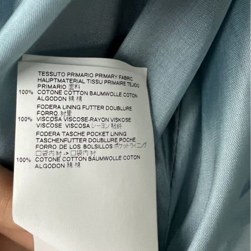 Maison Martin Margiela coat used, turquoise, size 40 French