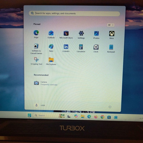 TurboX Laptop 14" used with Windows 11 and charger
