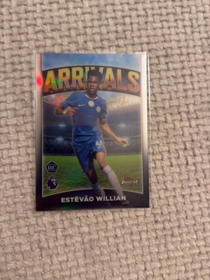 Estevao Willian 2025 Topps Finest Premier League Arrivals Rookie RC new