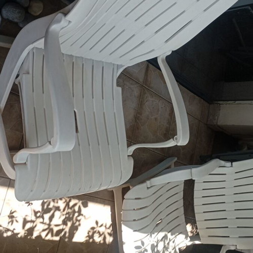 Garden chairs folding used, good quality
