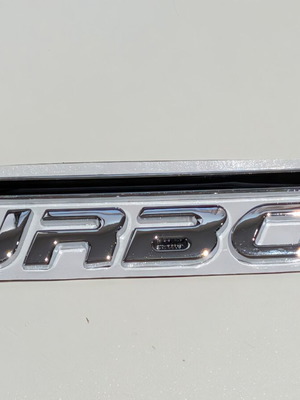 Turbo 3D Metal Zinc Alloy Car Fender Emblem Rear Trunk Badge Sticker new
