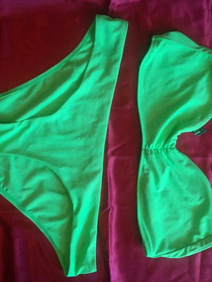 Bikini set used green size L Golden Lady