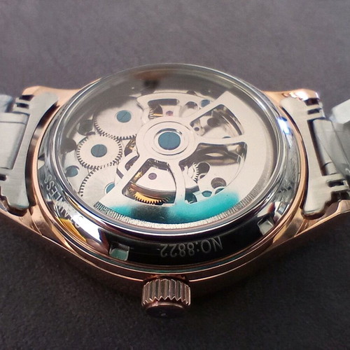 Ailang Double-Balance Automatic Men's Watch new, 42mm, gold and silver