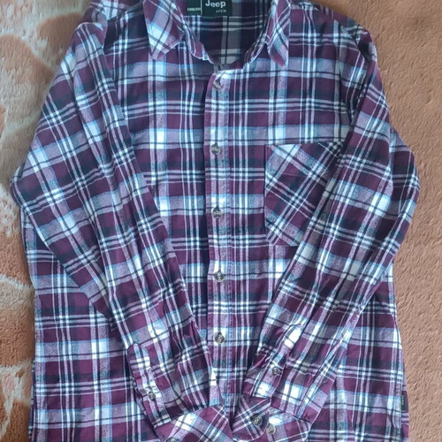 Jeep shirt size L like new, gray and purple