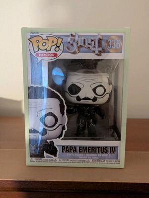 Funko Pop Papa Emeritus V Ghost #336 καινούργιο με θήκη glow