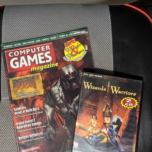 Wizards & Warriors PC Game like new with Computer Games Magazine 2004