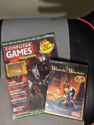 Wizards & Warriors PC Game like new with Computer Games Magazine 2004