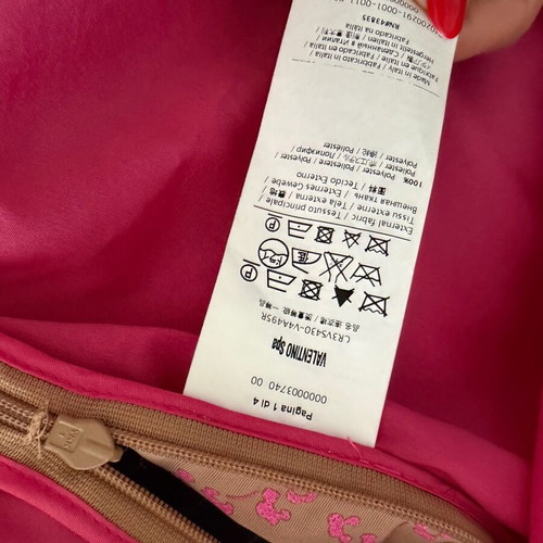 Red Valentino Dress Size S Like New with Pink Details