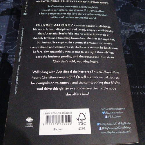 Grey by EL James Fifty Shades of Grey as Told by Christian book like new