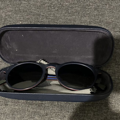 Faconnable Sunglasses like new, blue with original case