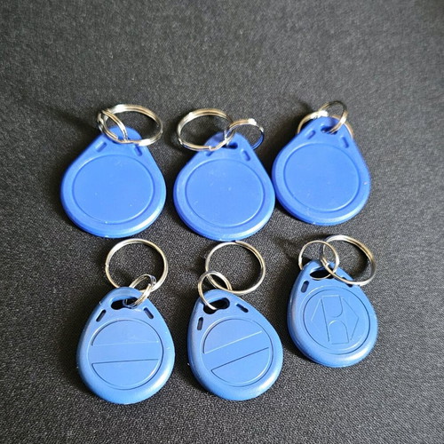RFID Magnetic Access Tag Keychain new, blue