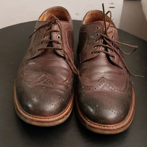 Massimo Dutti men's brown shoes like new, size 44