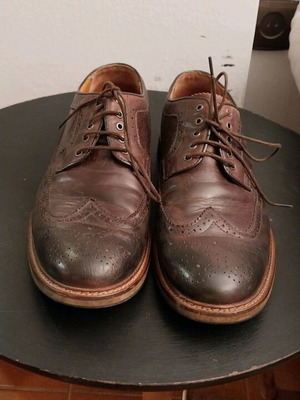 Massimo Dutti men's brown shoes like new, size 44