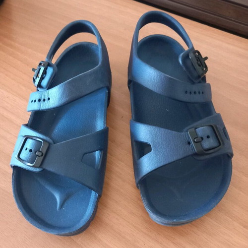 Blue sandals like new, comfortable, size 34