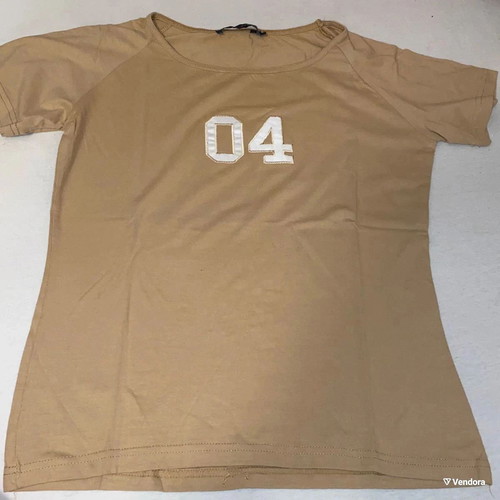 Fidele women's blouse No 3 vintage like new, brown viscose