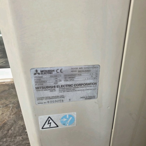 Mitsubishi 24000btu air conditioner used