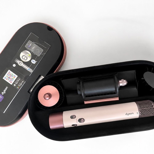 Dyson Airwrap Complete Long HS05 Ceramic Pink Rose Gold styling set with case