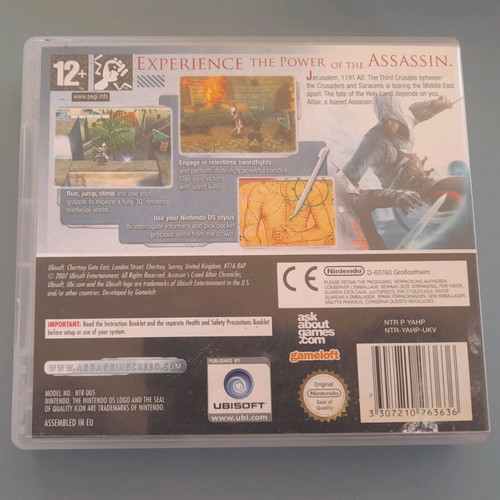 Assassin's Creed Altair's Chronicles Nintendo DS case used, empty
