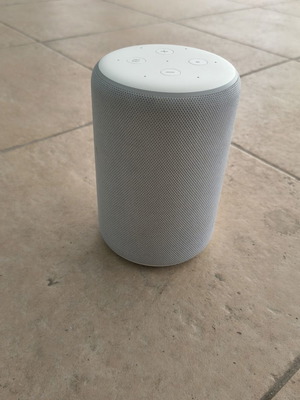 Amazon Echo Studio speaker used, white, Alexa support
