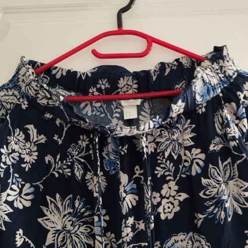 Floral pants H&M like new, size XL 42, viscose