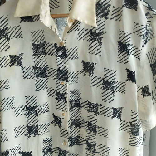 Pierre Cardin Retro Overshirt XXL like new, black and beige