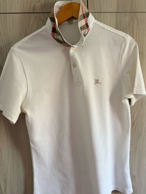 Burberry men's shirt white like new, size S