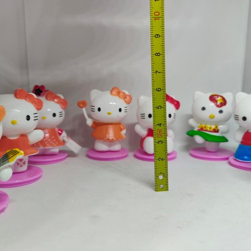 Hello Kitty collectible figure set of 8, like new