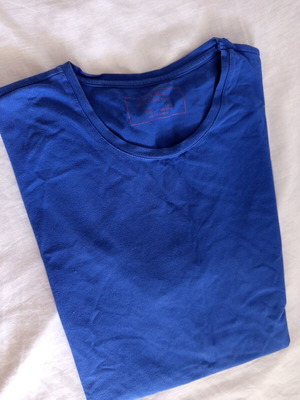 Zara blue tshirt used, size L