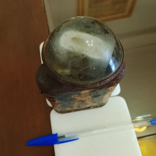 Military Lithograph Pocket Flashlight Parthenon Colossus Rhodes WWII used collectible