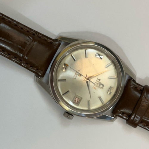 Titus De luxe wind-up watch used, 21 jewels, gray silver