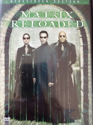 Matrix Reloaded DVD like new with Greek subtitles, 2 discs