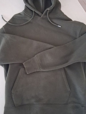Pull & Bear hoodie, olive green, size XS