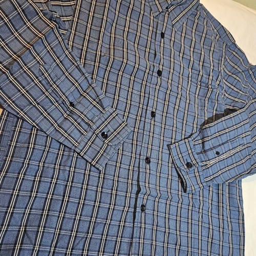 Guess men's plaid shirt, size M, cotton
