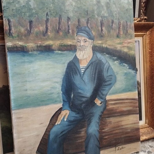 Painting with signature used, 50x40 cm