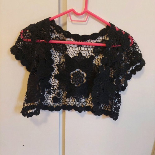 Lace bolero, size S/M, like new condition